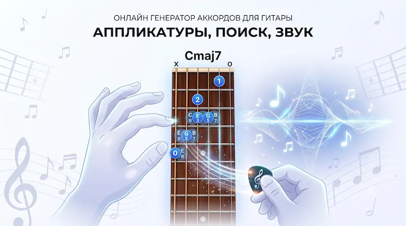 Онлайн Генератор Аккордов для Гитары