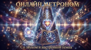 Онлайн-метроном со звуком и настройкой темпа