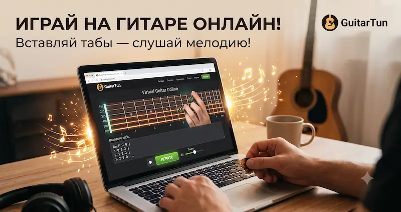 Виртуальная акустическая гитара онлайн
